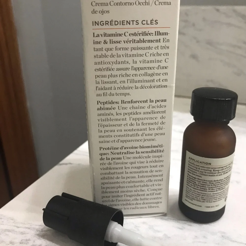 Perricone MD Vitamin C Ester CCC+ Ferulie Brightening Under Eye Cream. NIB